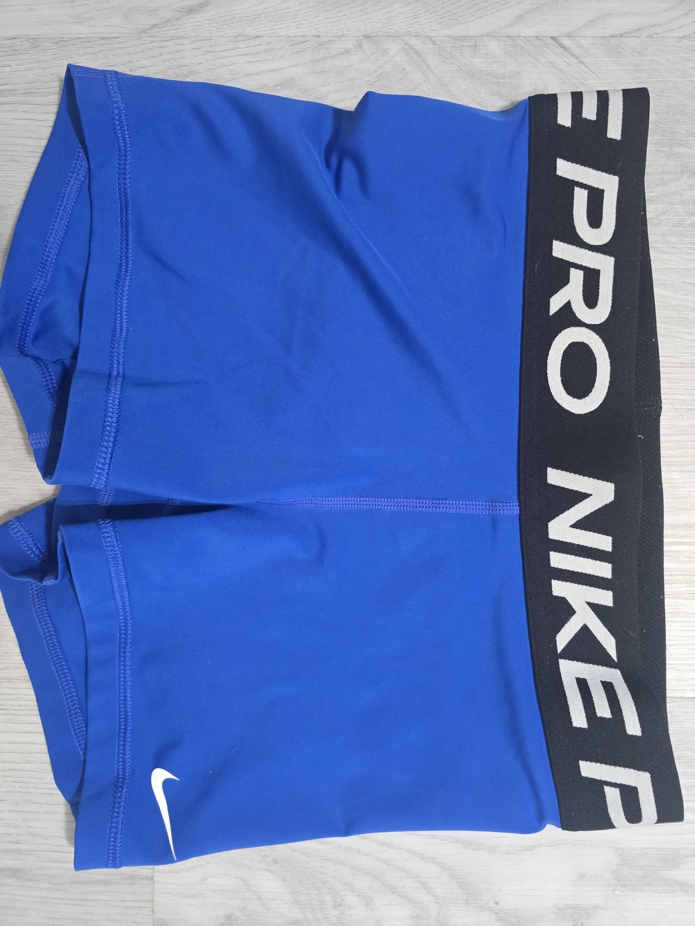 Nike Royal Blue Athletic Shorts with Black Branded Waistband